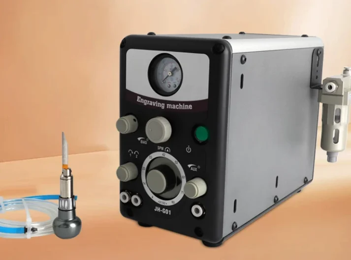 Hand Engraving and Stone Inlay Tools Engraving Machine Max G8 Quick Setup Pneumatic Engraving Machine Jewelry Making Equipment