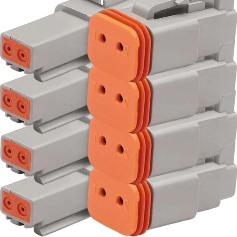 

DT 2Pin 2Way Deutsch DT04-2P DT06-2S Waterproof Electrical Wire Connector 16-22 AWG DT Series Connector Male Female Connectors