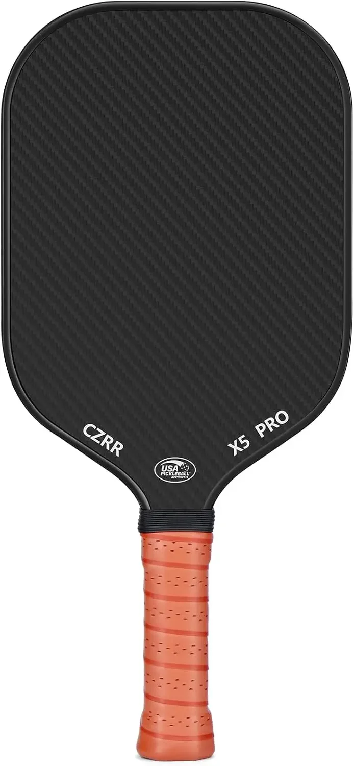 USA Pickleball Approved, 3K Raw Carbon Fiber Surface (CFS) High Grit & Spin, with 16MM Polypropylene Honeycom