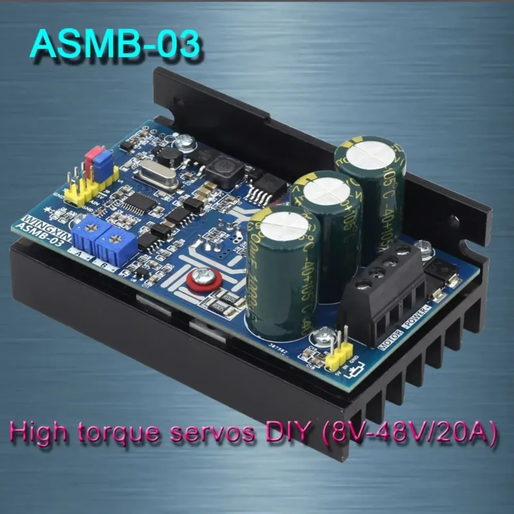 ASMB-03M servo controlador 1000nm canal único alto torque rc pulso controle de tensão analógico para robôs médios e grandes alto torque