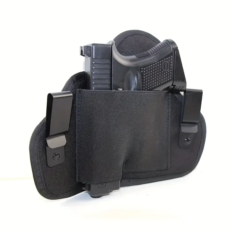 حافظة خصر بمسدس مخفي للبطن، حقيبة خصر تكتيكية معلقة بحزام مخيط، نوع عالمي، تدريب تكتيكي خارجي #6