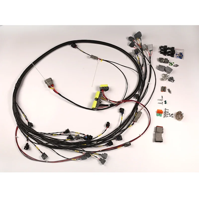 2jz 2jzge 2jzgte 2jz gte engine high performance wiring harness for AEM Haltech Fueltech Link Ecu