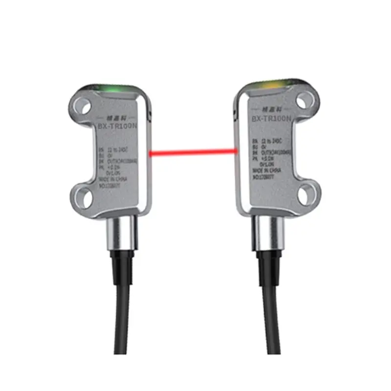 

【HASD】BX-TR100N Photoelectric Sensor Switch Mini Ultra-Thin Diffuse Reflective Detection Stainless Steel Shell 2000Mm