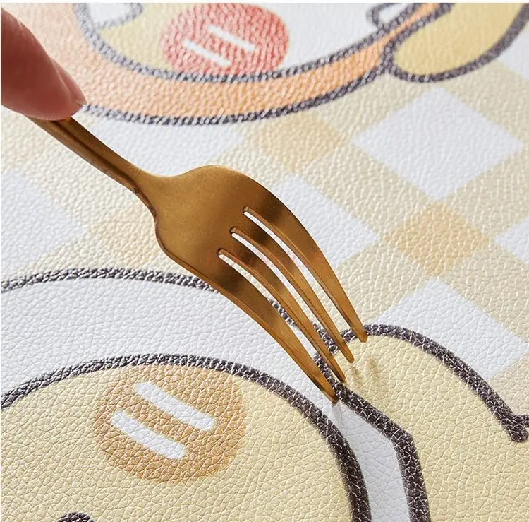 1pcs Children's study desk mat with erasable ring, light luxury and high-end feel, rectangular shape that can be cut, waterproof