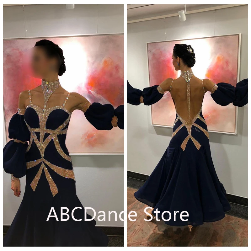 

Women ballroom dance dress Standard Dance Dress ballroom dress for Competition modern dance Costume ABCDance Store