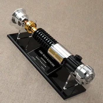 Obiwan EP3 라이트세이버 컬렉션 디스플레이 스탠드 세이버 명판 아크릴 소재 89 세이버 ELFsaber TXQsaber LGTsaber 사용 가능