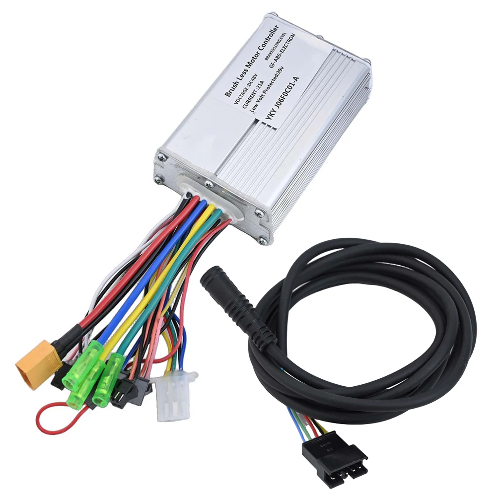

1000W Brushless Motor Controller for 48V Ebike/Scooter with Protective Aluminum Alloy Casing and Display Adapter