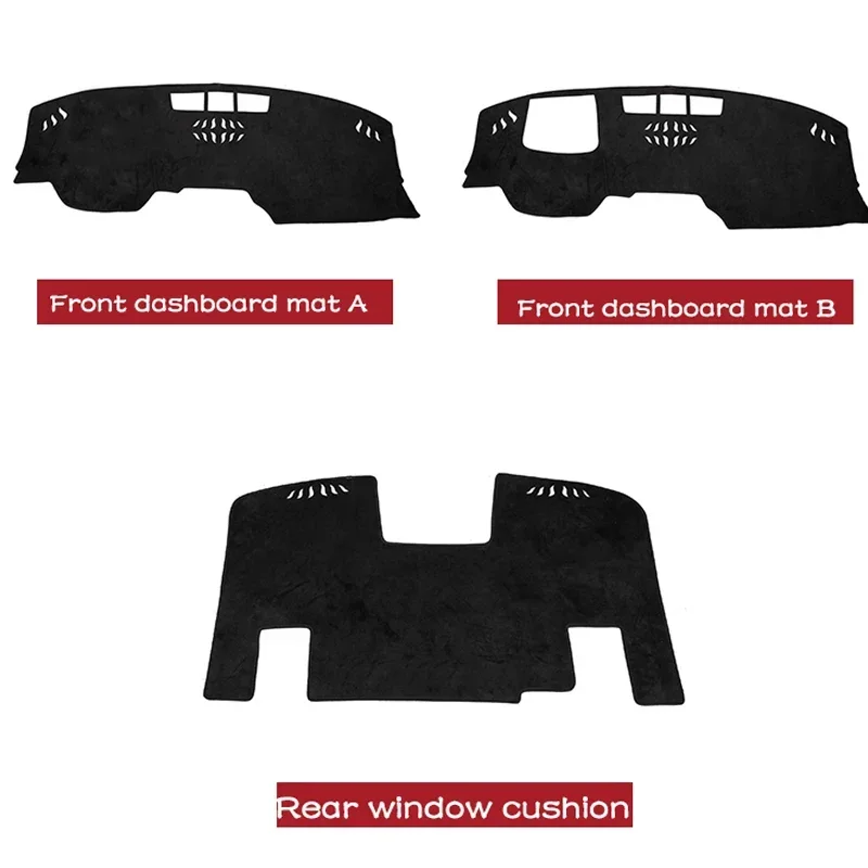 Car Dashboard Mat Cover Pad Rear Window Mat Sun Shade Instrument Panel Carpet LHD RHD For Mazda 3 Axela 2022 2019 2020 2021