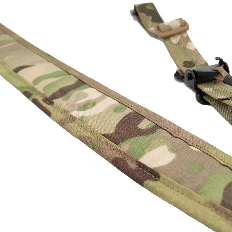 Tactical Rifle Sling Airsoft Combat Shooting Modular Strap Gear Hunting Removable 2 Point / 1 Point Padded Rifle Accessories