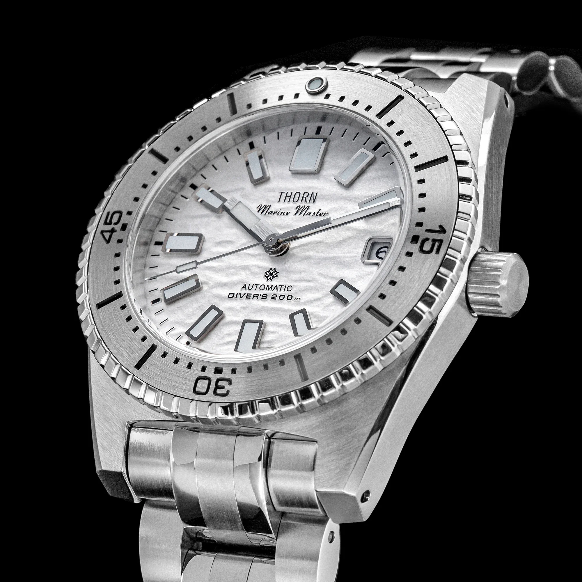 [SHY-042]THORN Vollautomatische Mechanische NH35A Uhr mit 316L Stahlgehäuse, Herren-Taucheruhr mit Leuchtziffern, Geschenkidee – Detail 10