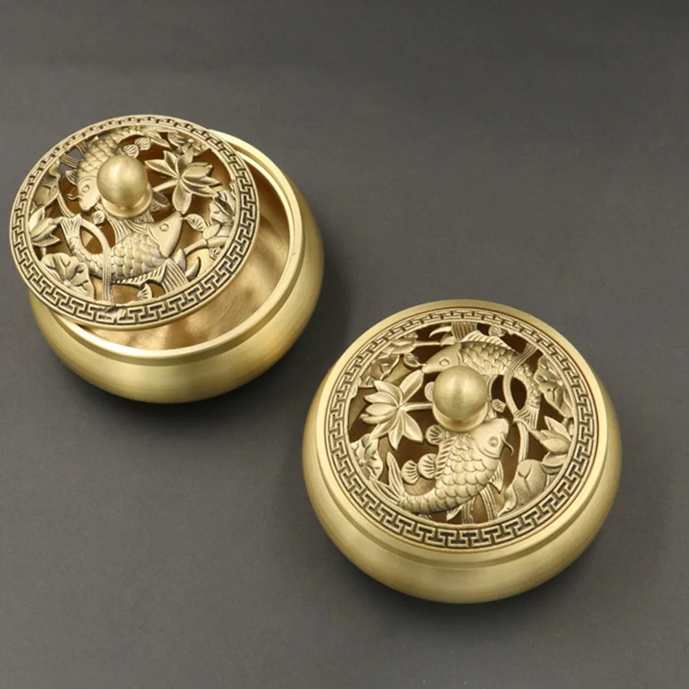 

1Pcs Koi Incense Burner Creative Aromatherapy Furnace Decorative Home Office Aroma Holder for Meditation Aroma Burner