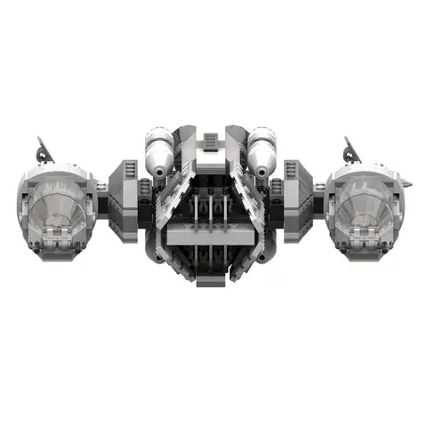 Gobricks MOC Space War B-Wing-Striker Rymdskepp Klossar Modell Rymdskepp Kreativ Montering Byggstenar Leksaker Barn Presenter 10 best sales nanobrick - №10