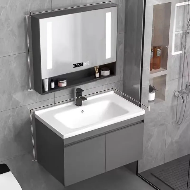 

aesthetic cheap bathroom cabinet chinese interior big size wooden fashion Simple cupboard creative vestidores salon furniture