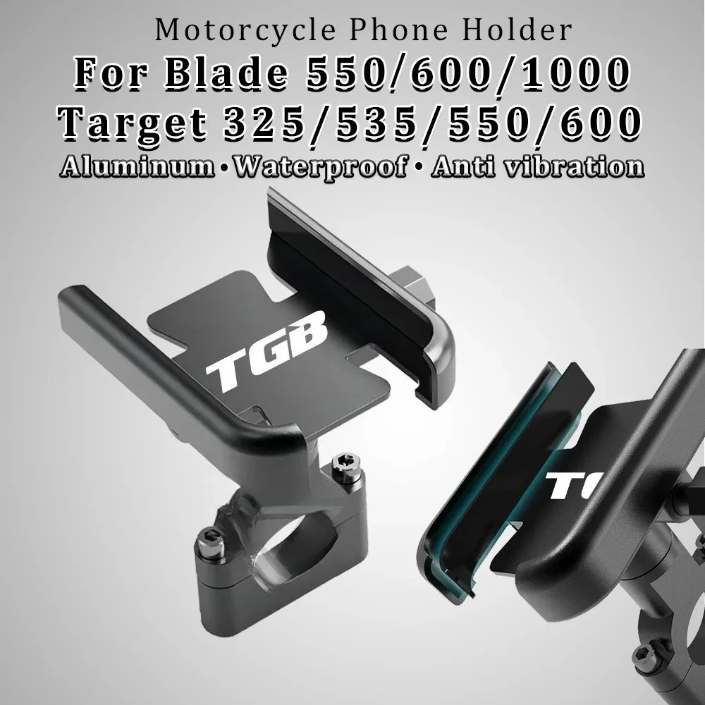 

Motorcycle Phone Mount Aluminum Alloy Holder for TGB 425 Blade 550 600 1000 Blade525 Target 325 535 550 600 EPS Bellavita 2021