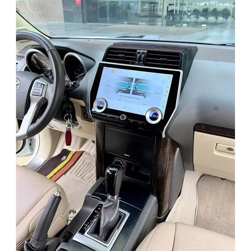 For Toyota Land Cruiser Prado 150 2010-2022 Intelligent Multimedia Video Player Stereo GPS Radio Wireless CarPlay 5G Navigation