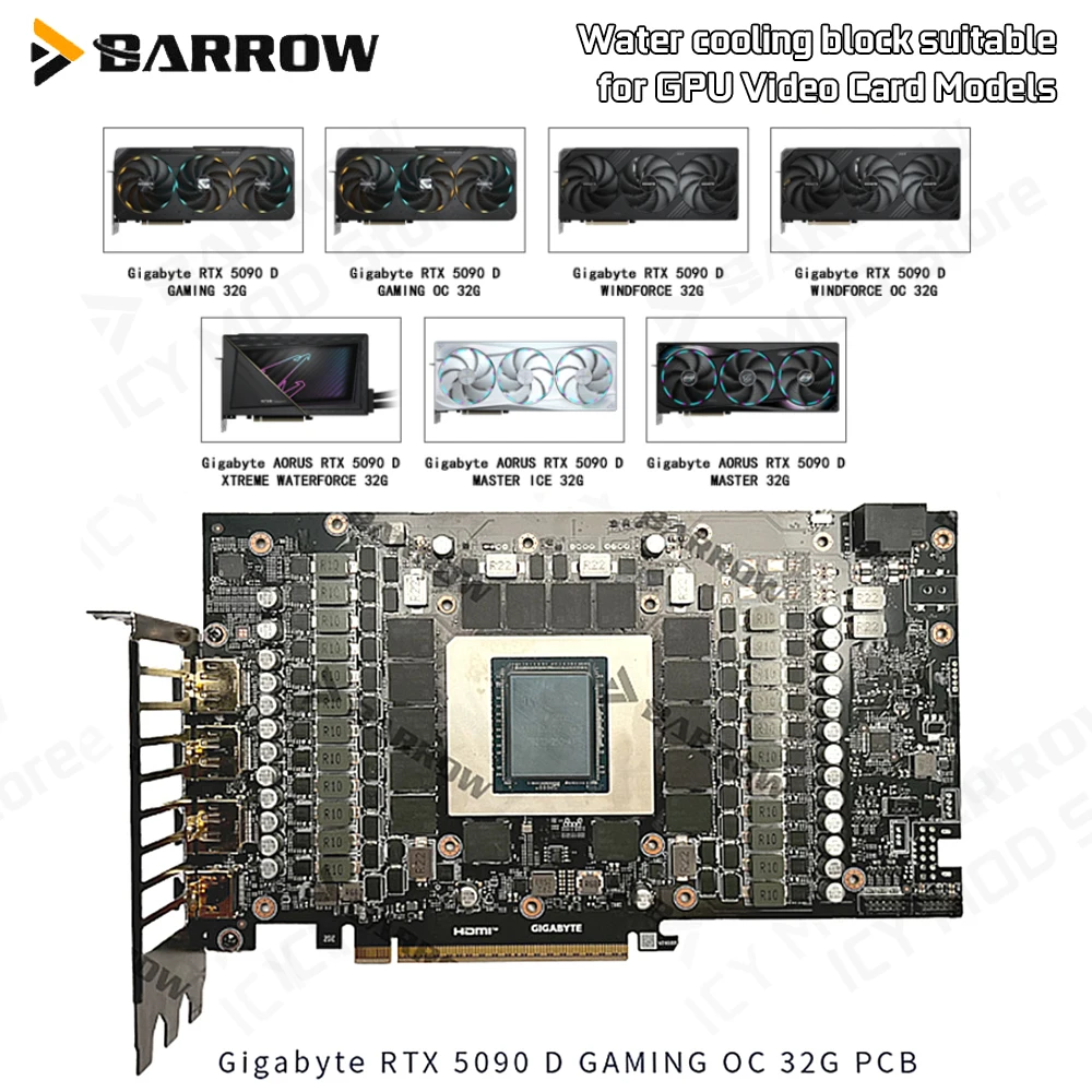 Barrow VGA Water Block for Gig - Pc Gaming Rtx 5090 review and price