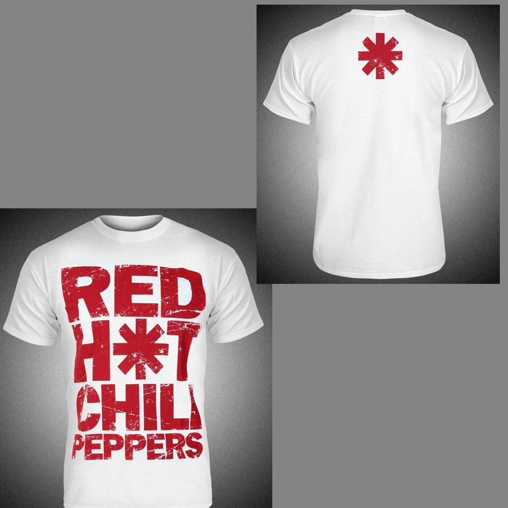 New Red Hot Chili Peppers - Rock Short Sleeve American Streetwear Letter T-Shirt for Men Women