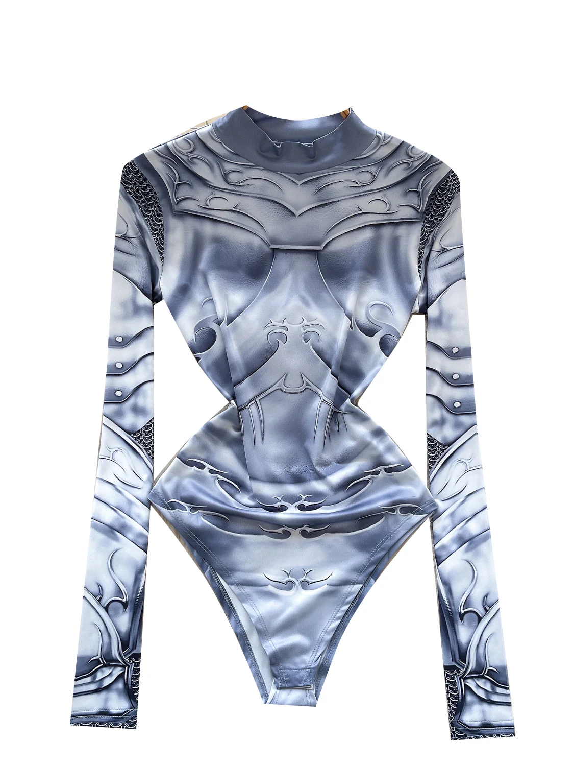 

Faionable Printed Long Sve Onesie Women's Slimming apewear Base Layer T-irt Top High Waist Straight Leg Commute Sle