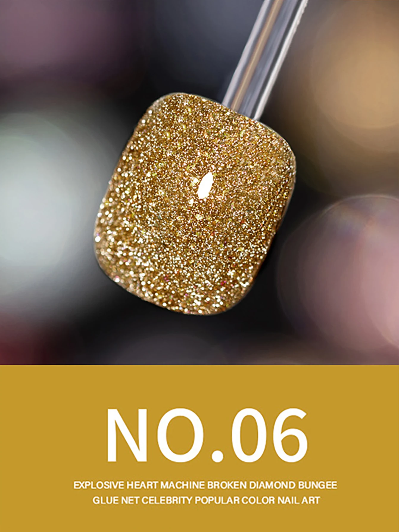 1-6 قطعة WS فلاش الأزرق الأظافر الأحمر الأظافر كسر الماس هلام مسمار البولندية الخريف/الشتاء مبيعا الملونة هلام مسمار ملصقات الأظافر المورد