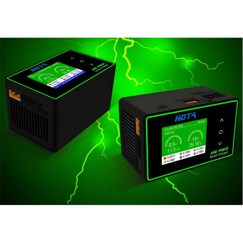 HOTA H6 Pro DUO AC 200W DC 700W 26A Battery Balance Charger for 1-6S Lipo Battery NiMh Li-ion Ni-Cd Digital