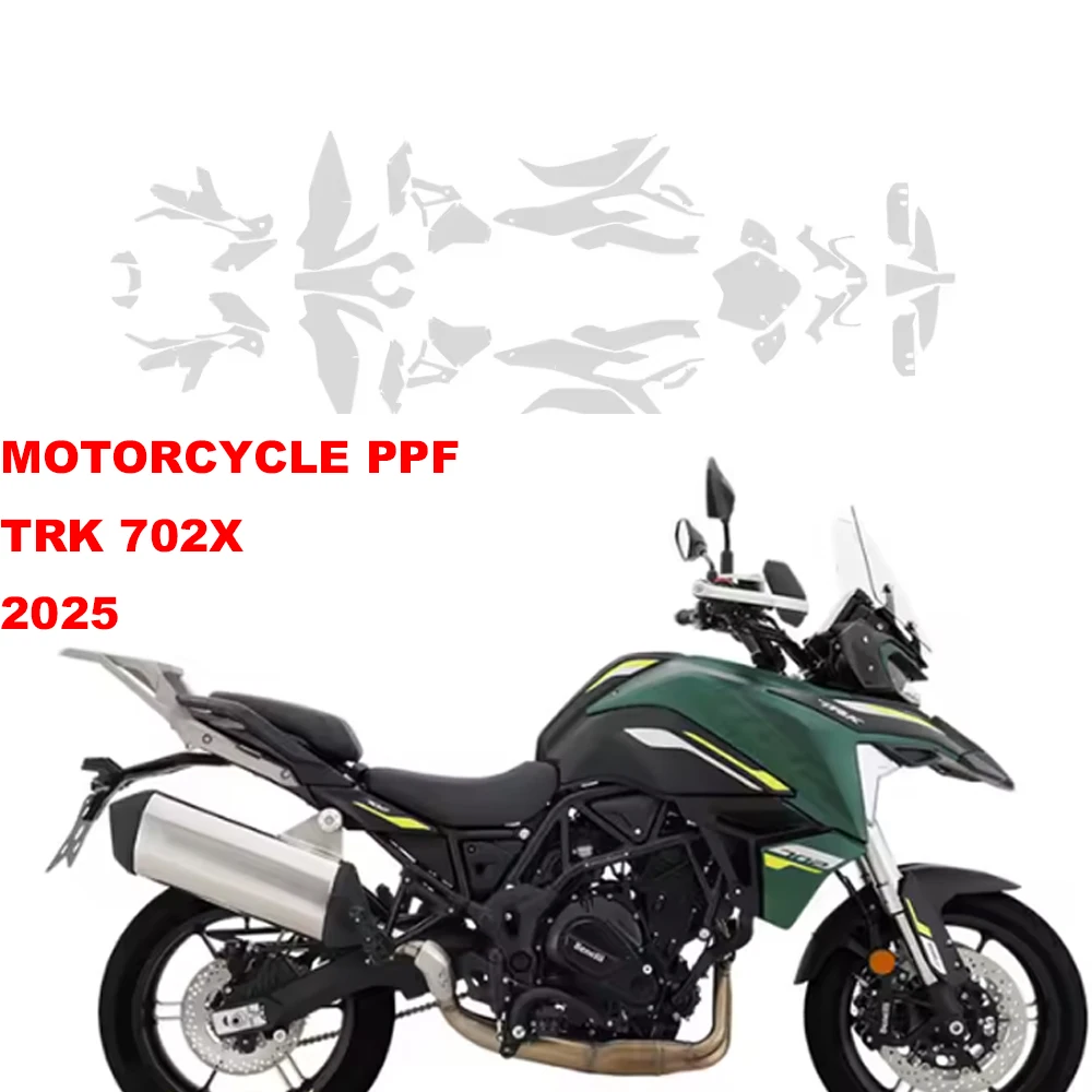 

For Benelli TRK 702X 2025 Motorcycle PPF TPU Paint Protection Film Anti-Scratch Fairing Transparent Protection Film