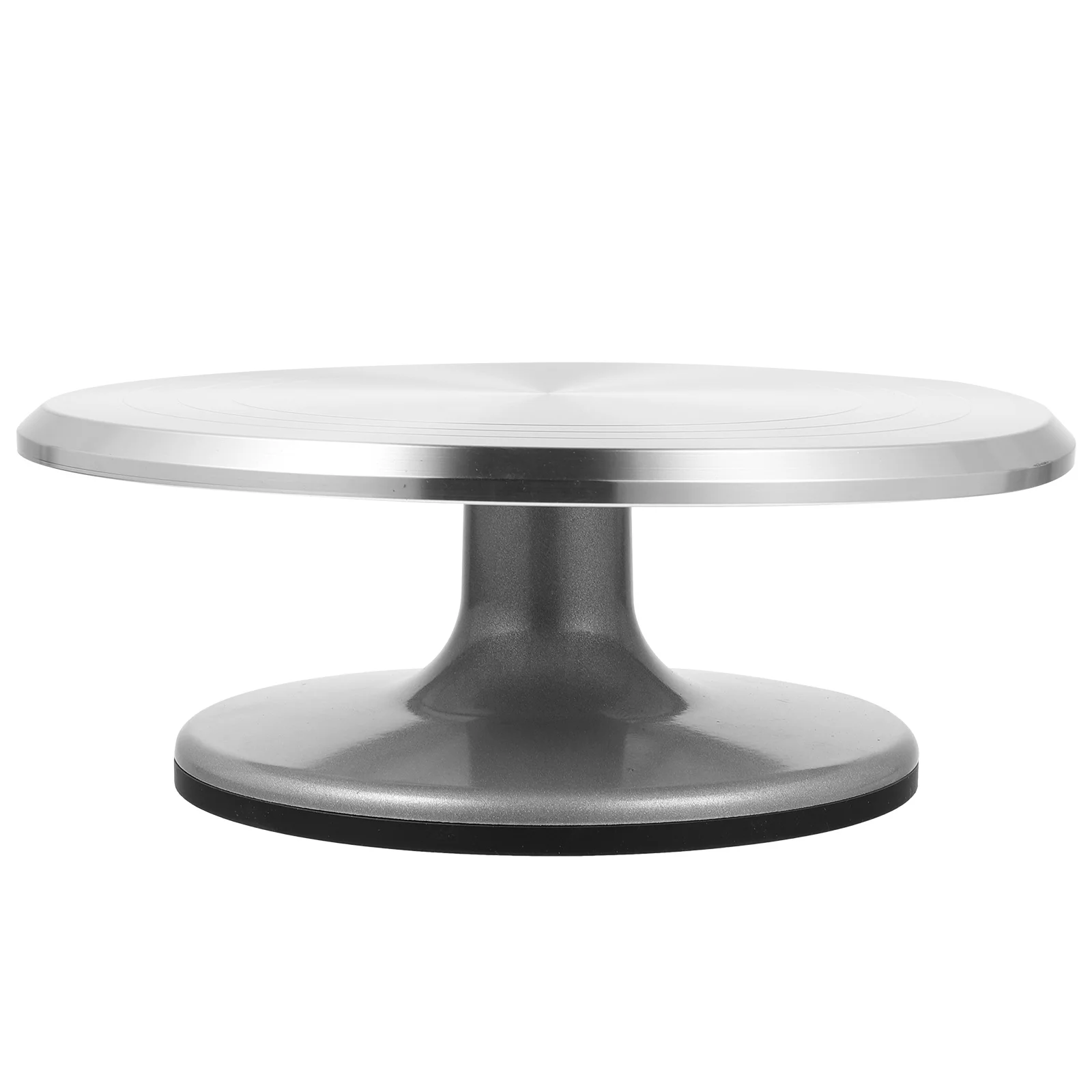 

Cake Decorating Table Revolving Stand Turntable Rotating Pan Storage Metal Aluminum Alloy Display