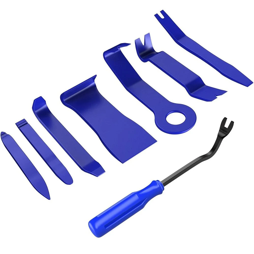 

8PCS Auto Trim Scratch Removal Tool Car Audio Panel Window Molding Fastener Remover Tool Kit for Car Dash Radio Audio Installer