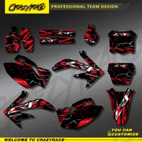 Calcomanía gráfica para motocicleta con kit de soporte para Honda CRF450 CRF450R CRF 450 450R 2005 2006 2007 2008 CRF 450 R personalizada
