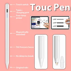 For iPad Pencil Palm Rejection Power Display Ipad Pencil Pen For iPad Accessories 2022 2021 2020 2019 2018 Pro Air Mini Stylus