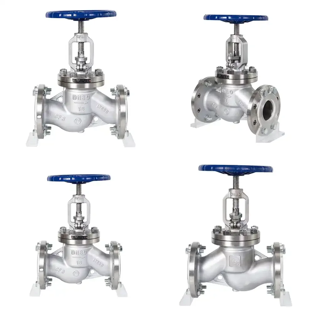 

OEM Customizable J41W-16P Stainless Steel 304 Flange Globe Valve High Temperature High Pressure Manual Cryogenic Liquid Water