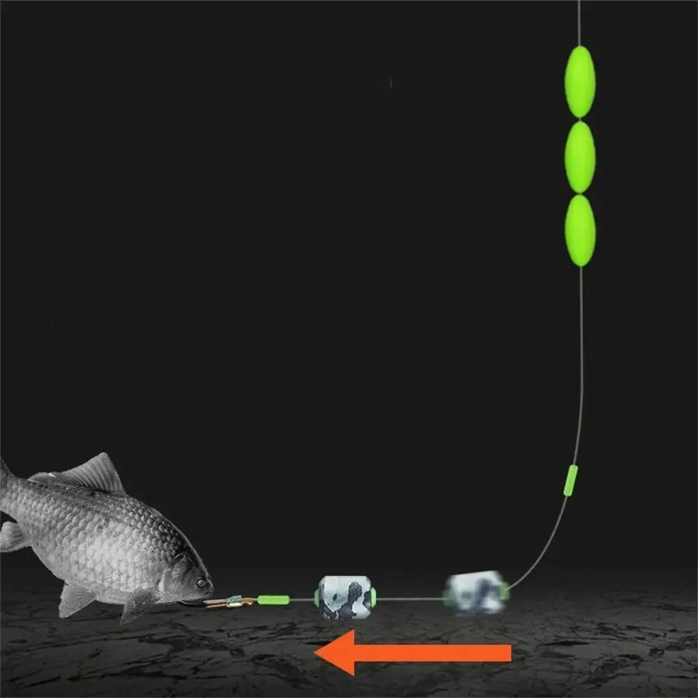 Fishing Lead Fishing Hooks Line Fishing Stopper Carbon Steel Hook and Line Fishing Float Fish Fishing Line Hooks