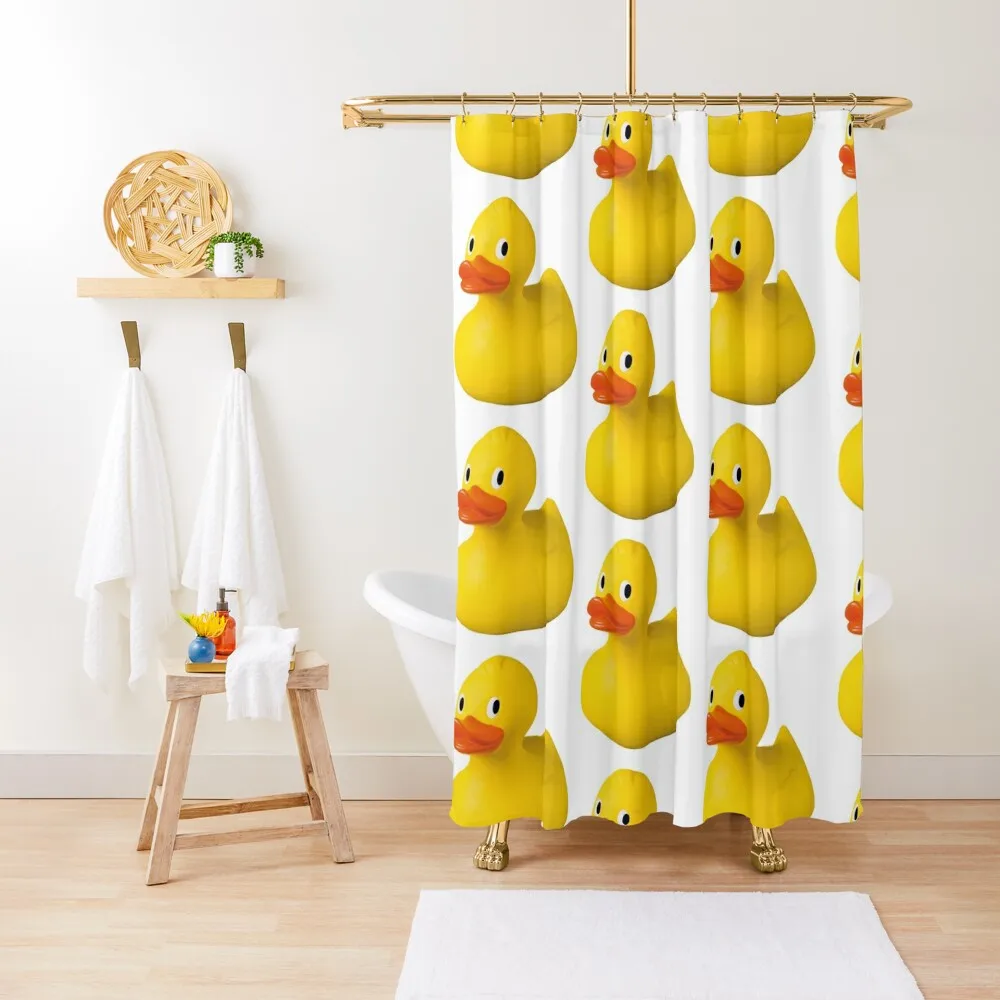 

Rubber Duckie - Rubber Ducky Shower Curtain Waterproof Bath And Anti-Mold Shower For Bathroom Set Window Curtain
