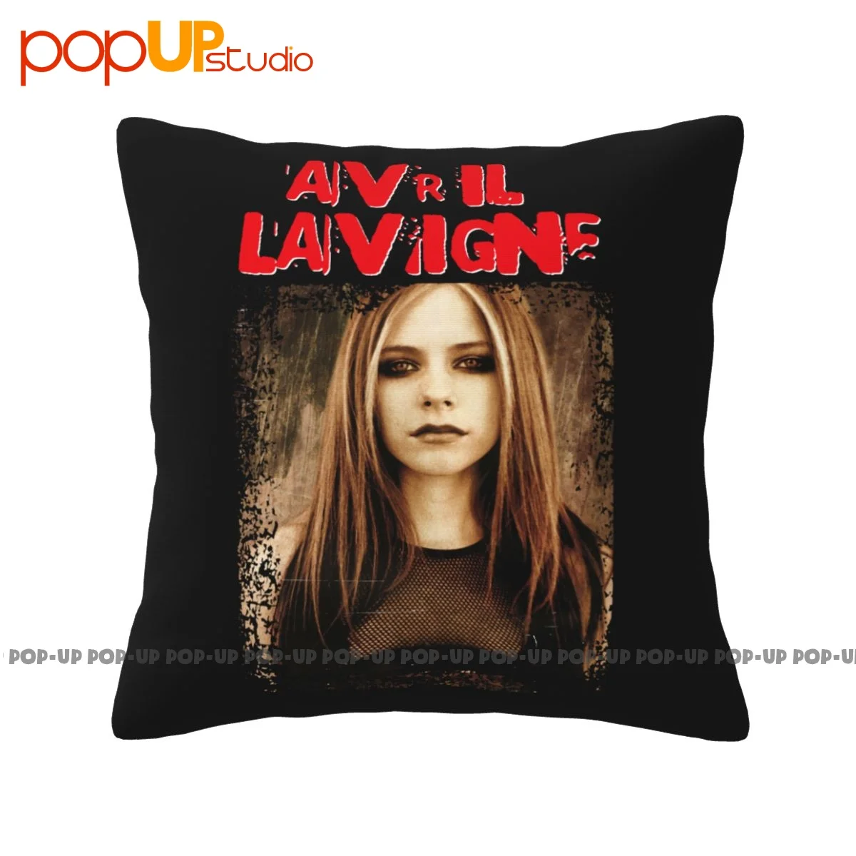 Custom Avril Lavigne Bones 2004 Eyes Y2K Tour Pillowcase Throw Pillow Cover Fashion Breathable Comfortable