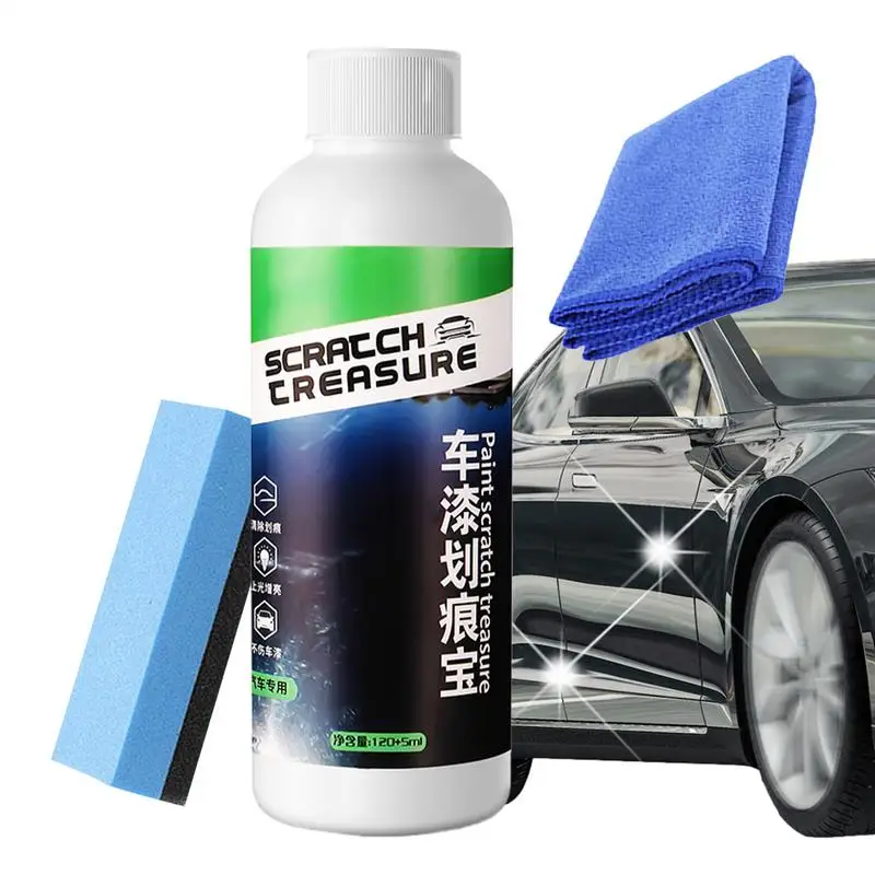 Car Scratch Eraser Car Scratch Repair Agent 120ml Car Scratch Repair Agent With Sponge Wipe For Car Paint Scratch Repair