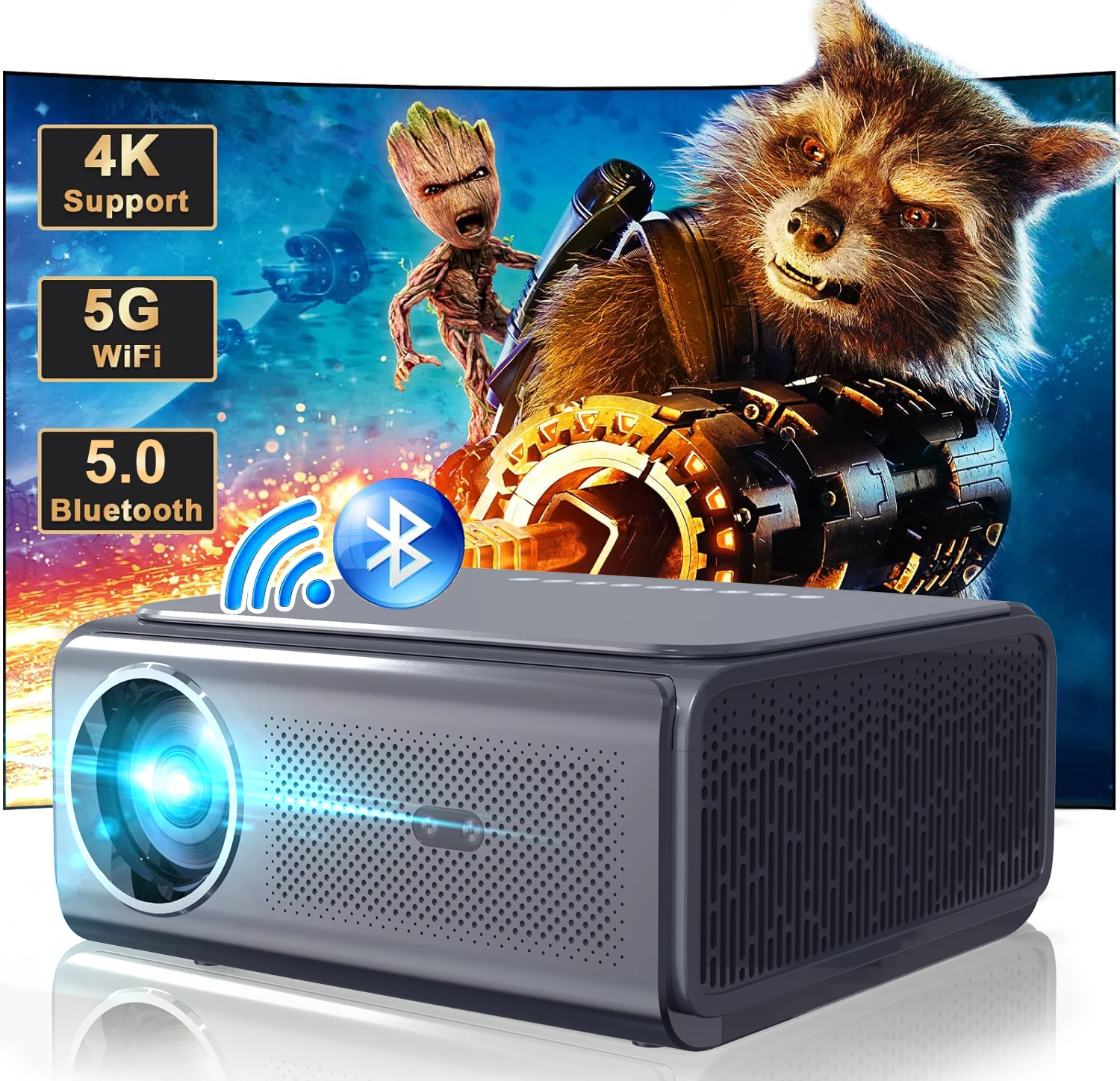 

Home Theater 4k Mini Projector Led High Definition Film Package Projecteur Beamer for Family 3D Digital Projector