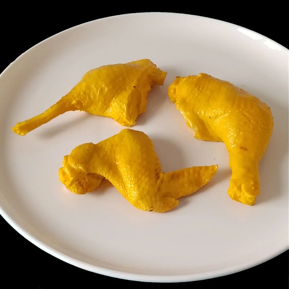 

Fried chicken breast fake food hotel restaurant store shop decoration Grilled Roasted duck Chicken Wings drumstick model