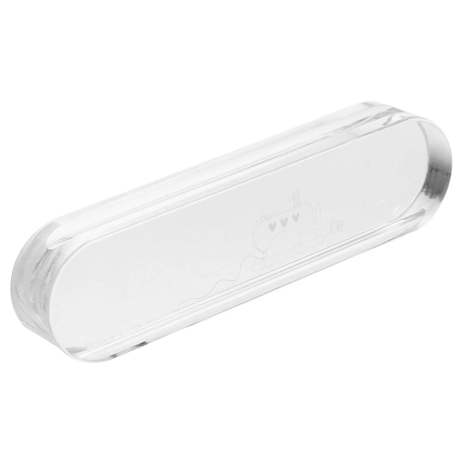 

Acrylic Pressing Tool High Transparency Portable Sewing Products Tailor Clear Weights Ham Stick Pattern Seam Fabric