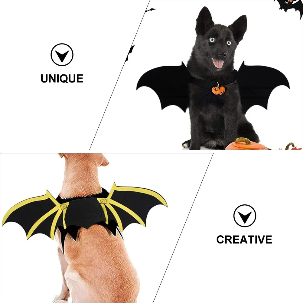 Dog Dragon Wings Halloween Costume Spider Pet Harness Costumes Accessories Felt Cloth