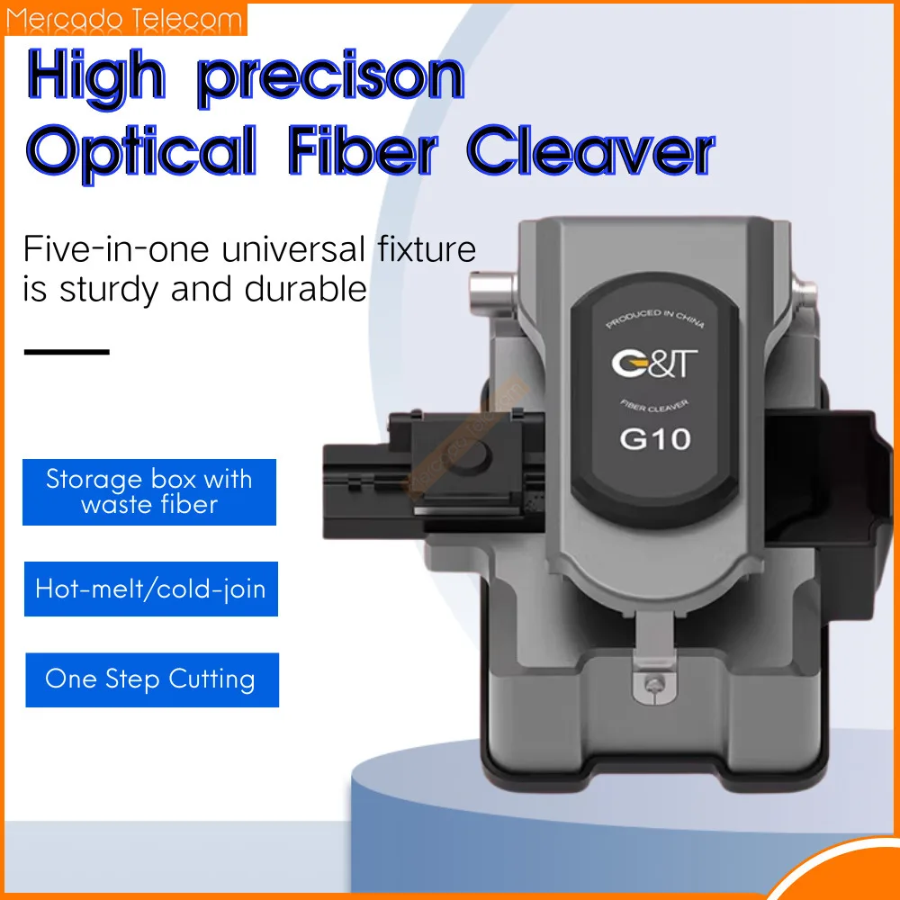 

High Precision G10 One Step Optical Fiber Cleaver Automatic Fiber Cleaver Cable Cutting Fttt Fiber Optic Knife Tools