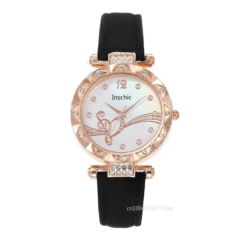 Luxury Fashion Women Watch Multi-color  Leather Strap Ladies Quartz Wristwatch Alloy for Ladies Gift Relógio Feminino  Reloj