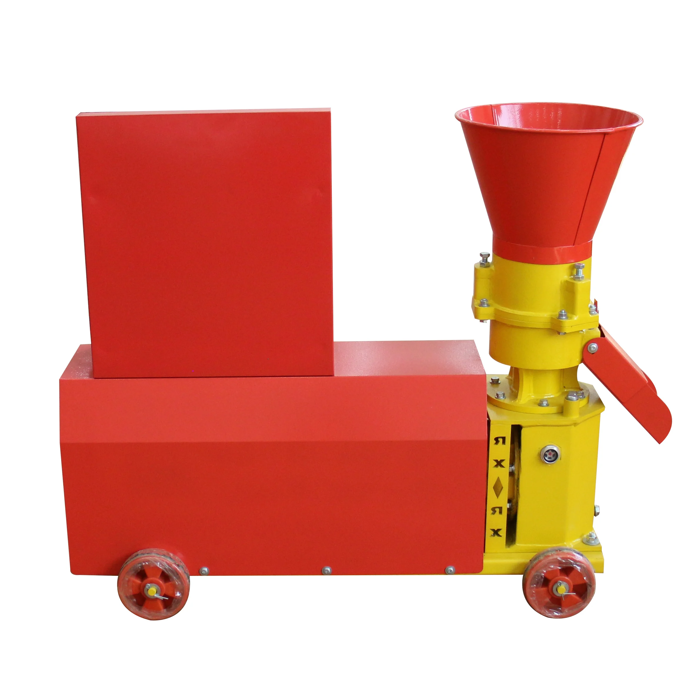 Feed processing pellet machine is a pellet machine used for poultry on farms