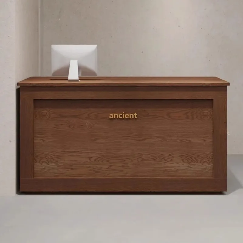 

Fashionable Durable Clothing Store Register Counter Small Light Luxury High-end Reception Jamil Wa Aniq Commercial Furniture