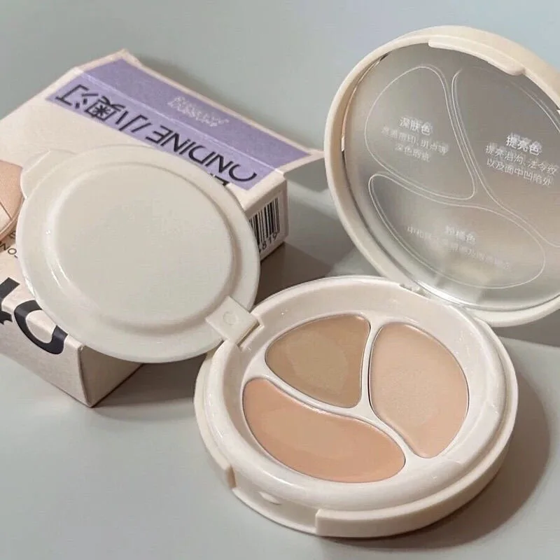 Little Ondine Three-Effect Air Cushion Concealer Moisturizes Naturally Cover Spots Acne Marks White Brightening Depression