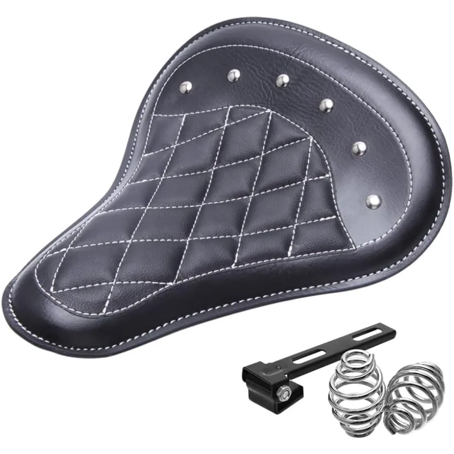 

Мотоциклетное соло, подушка для водителя, прунгер, универсальная, совместимая с Harley Davidson Sportster Chopper Bobber Cafe Racer