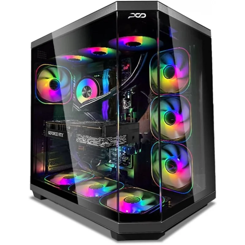 PC Gaming, i7 14700KF, RTX 5060TI, 16GB, SSD 1TB, Windows 11, Mega G5 For Gaming, Design, Content Creator Black A