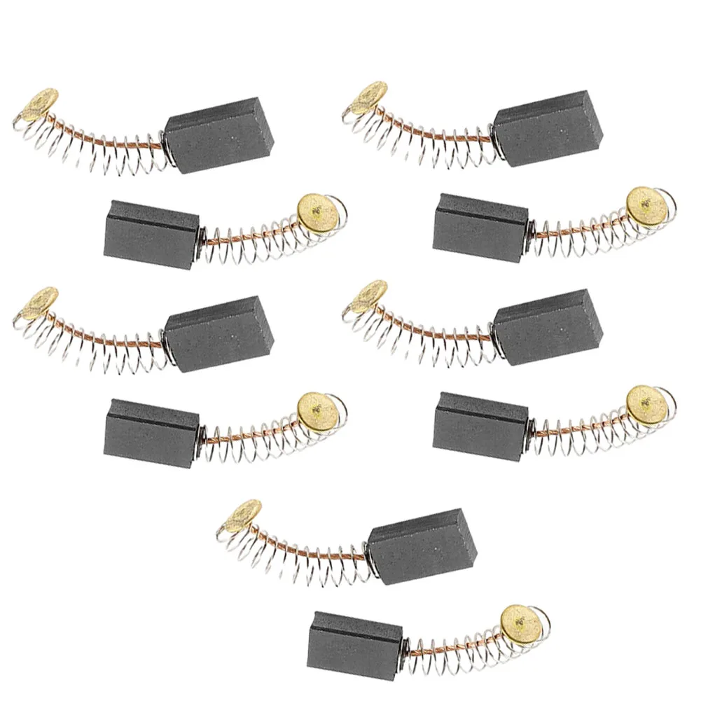 

Pack of 10 Electric Drill Carbon Brushes with Springs 14mm x 8mm x 5mm Motor Replacement Parts for Circular Saws and Drills