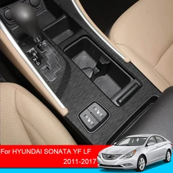 Car Interior Sticker For Hyundai Sonata YF LF 2011-2017 Lifting Window Panel Decal Gear Box Dashboard Film Internal Accessory