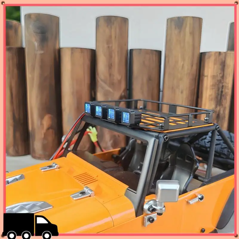 

Innovative Remote Control Crawler Luggage Carriers For H12Y 1/12 RC Car DIY Repair Modify Accessories Square Light