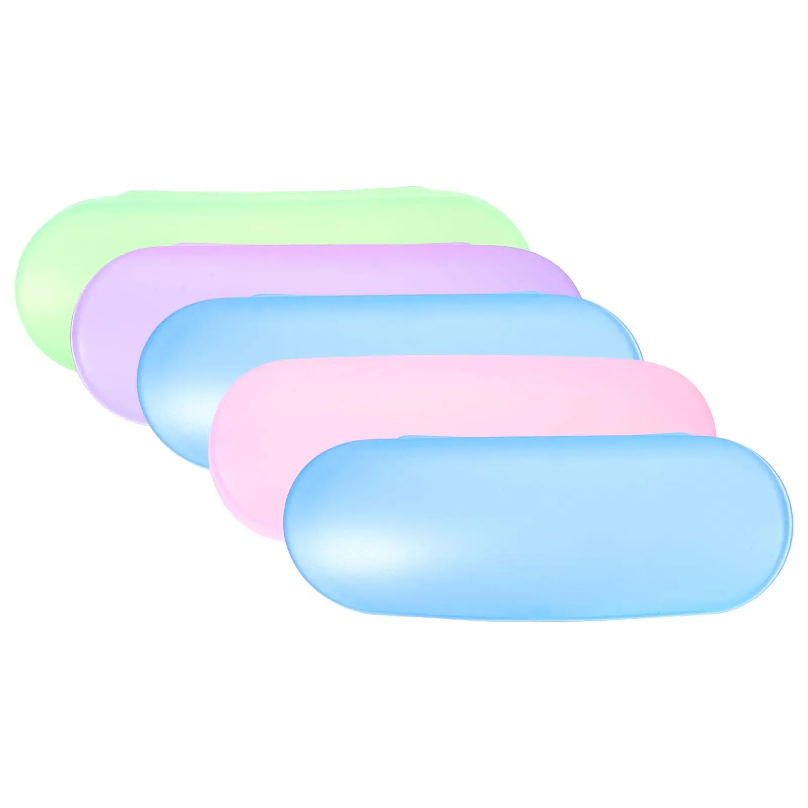 

5 Pcs Soft Glasses Case for Contacts Lenses Men Portable Eyeglasses Slim Clear Cases Eyewear Protector Frame Miss