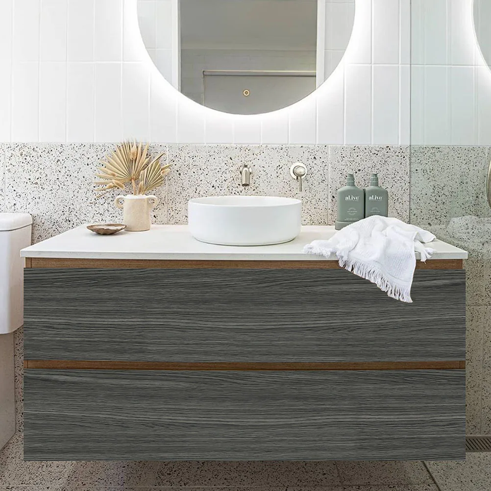 ملصق أرضيات PVC مقاوم للماء، ألواح قابلة للتقشير واللصق، تصميم من الحبوب الخشبية، سهل القطع لغرفة المعيشة وغرفة النوم 120 × 90 سم